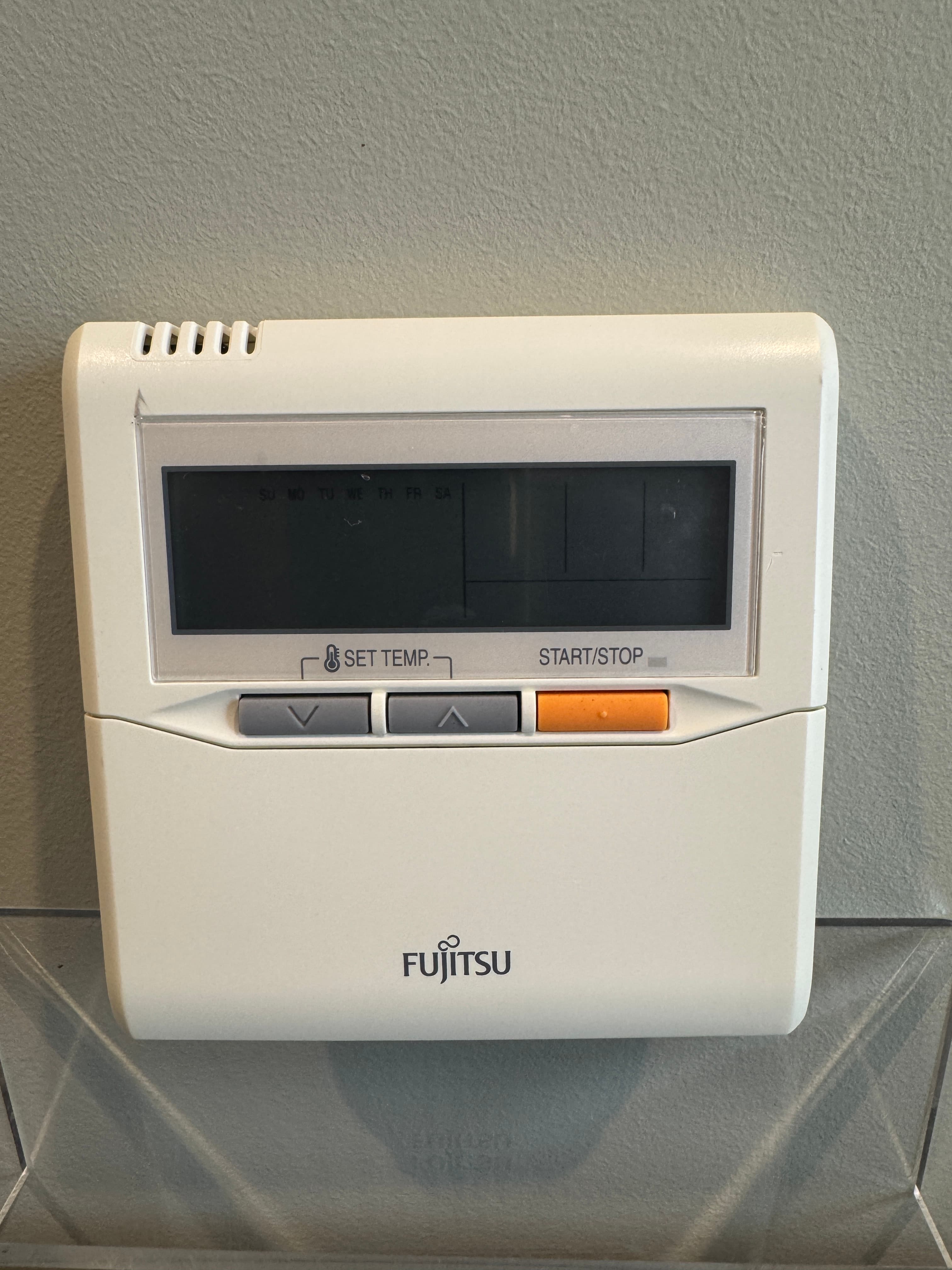 Fujitsu Ducted Air Conditioner Wall Mount Wired Remote Control
