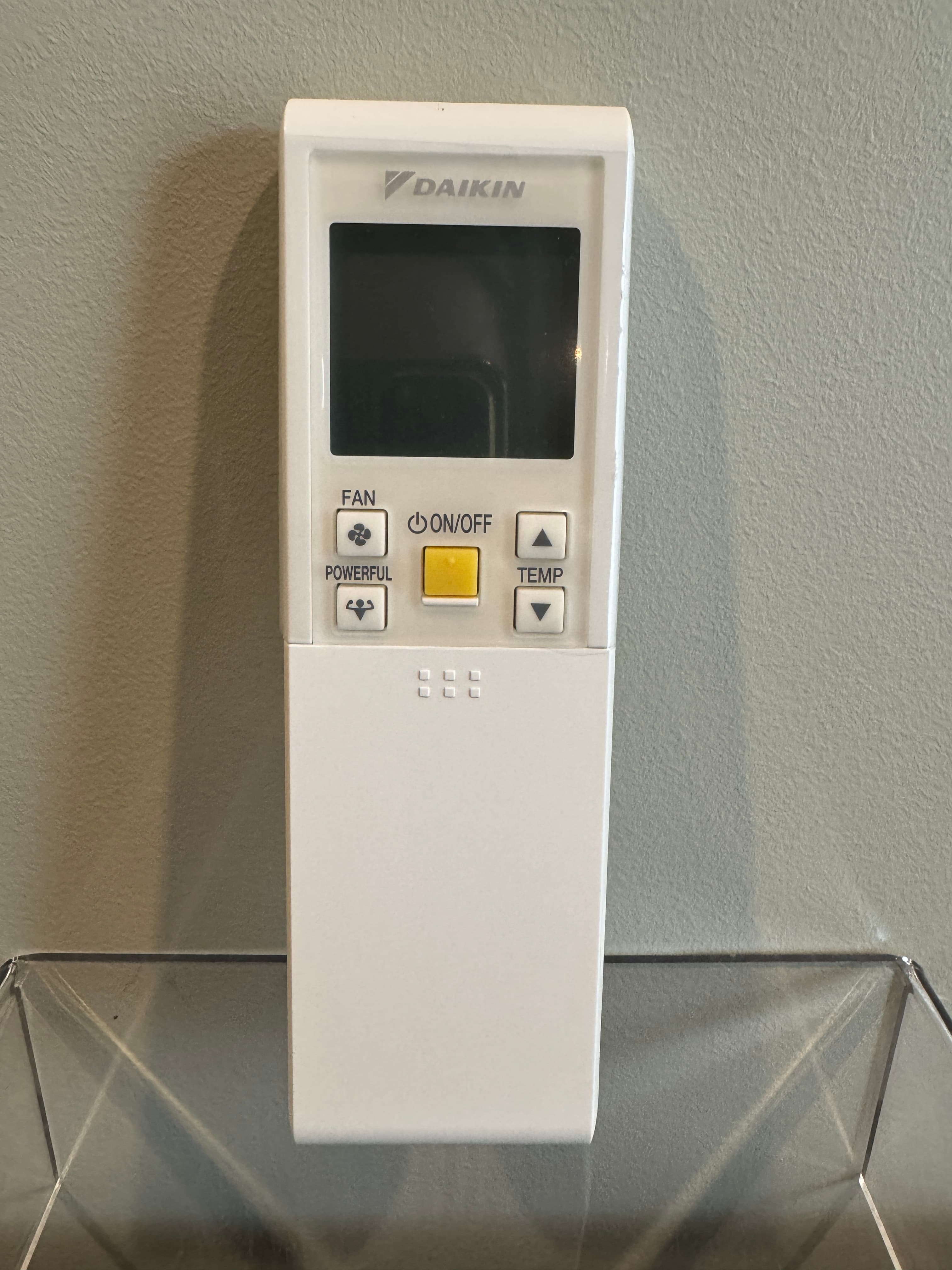 Daikin Air Conditioner - high wall split system remote control with cradle