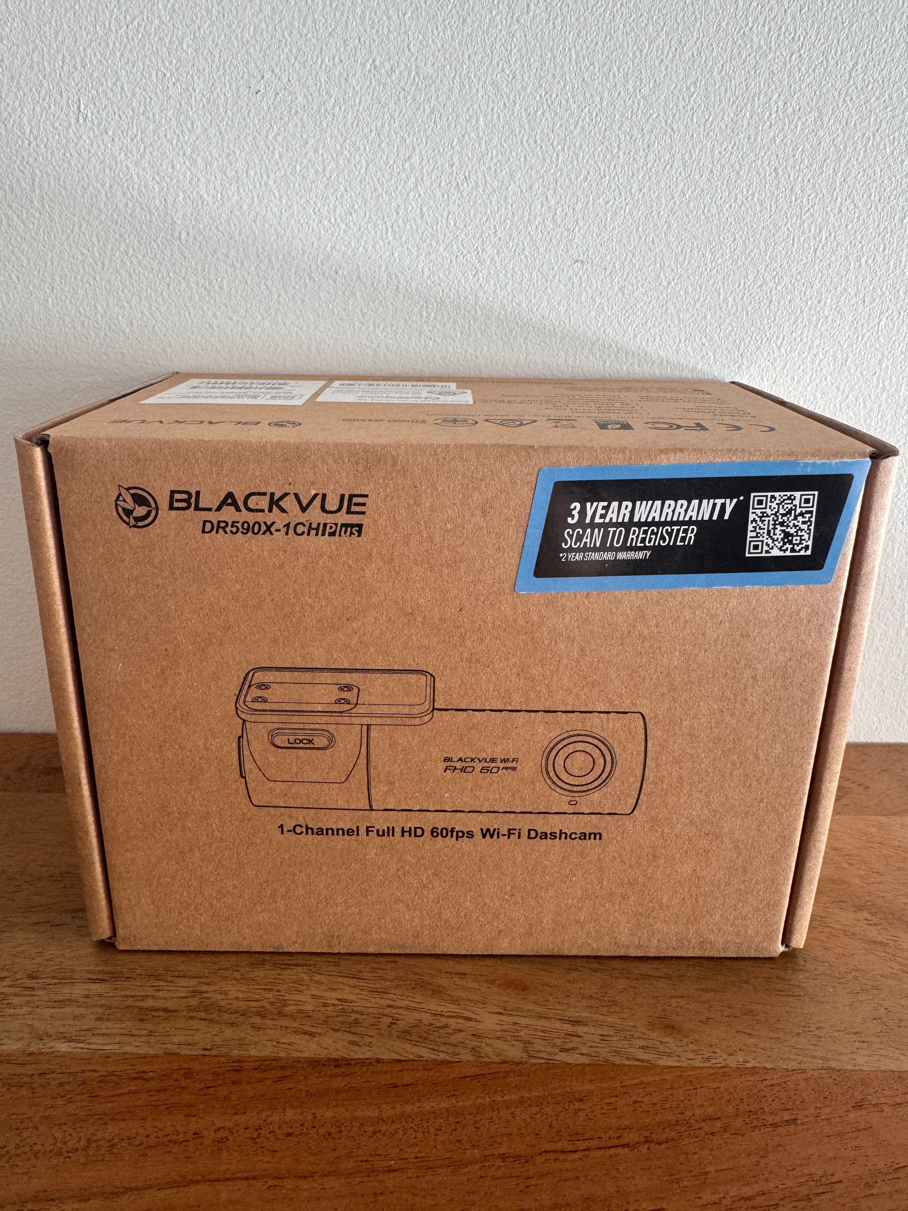 BlackVue DR590X-1CH Plus Dash Cam - BRAND NEW IN BOX