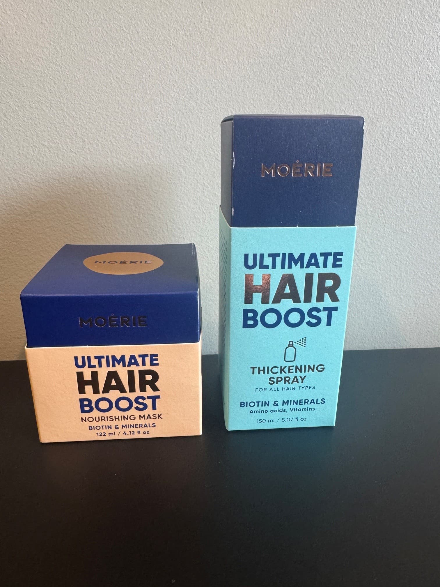 Moerie Ultimate Hair Boost - Thickening Spray + Nourishing Mask - NEW UNOPENDED