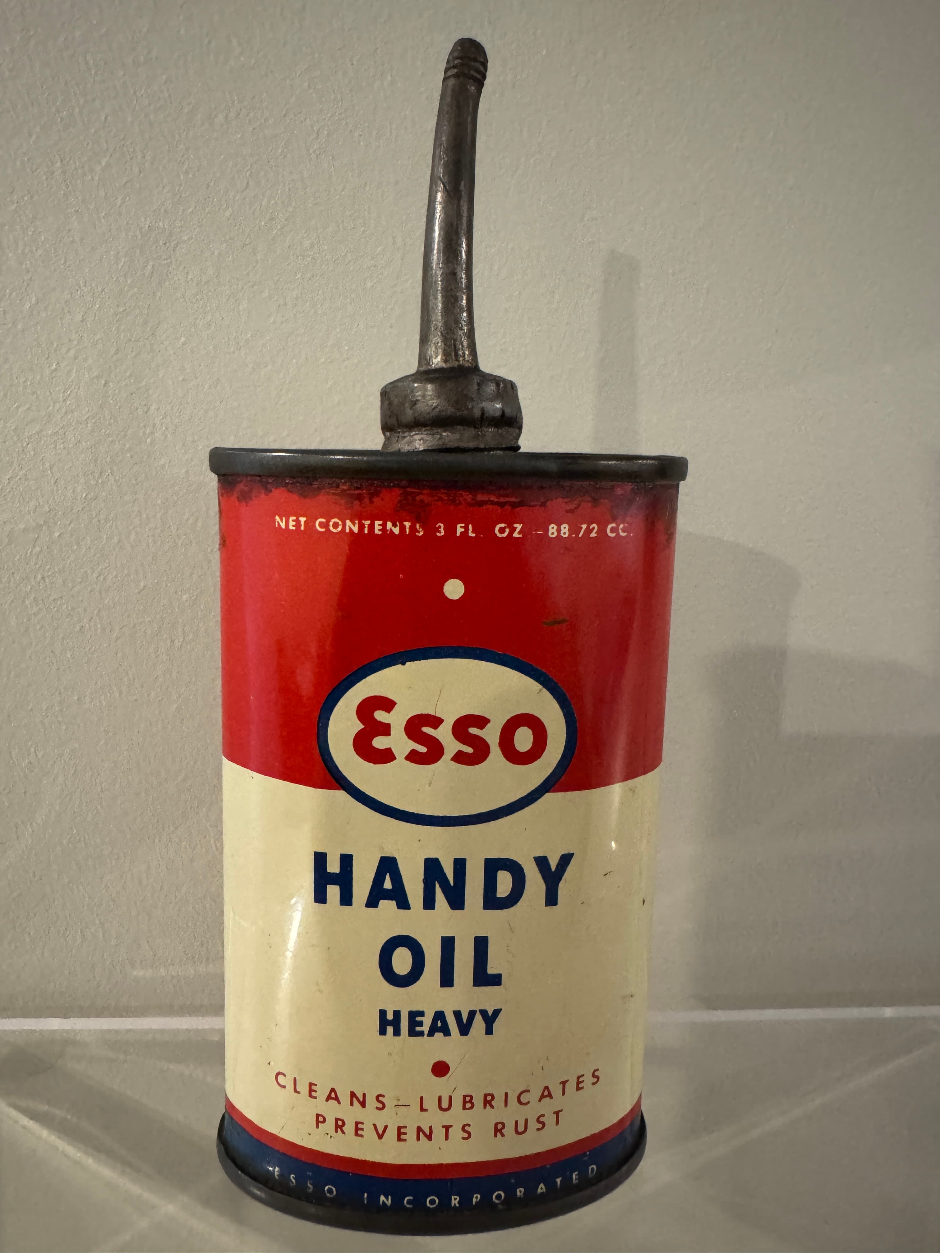 Vintage Esso Handy Oiler Oil Tin - Motor Oil Petrol Tin